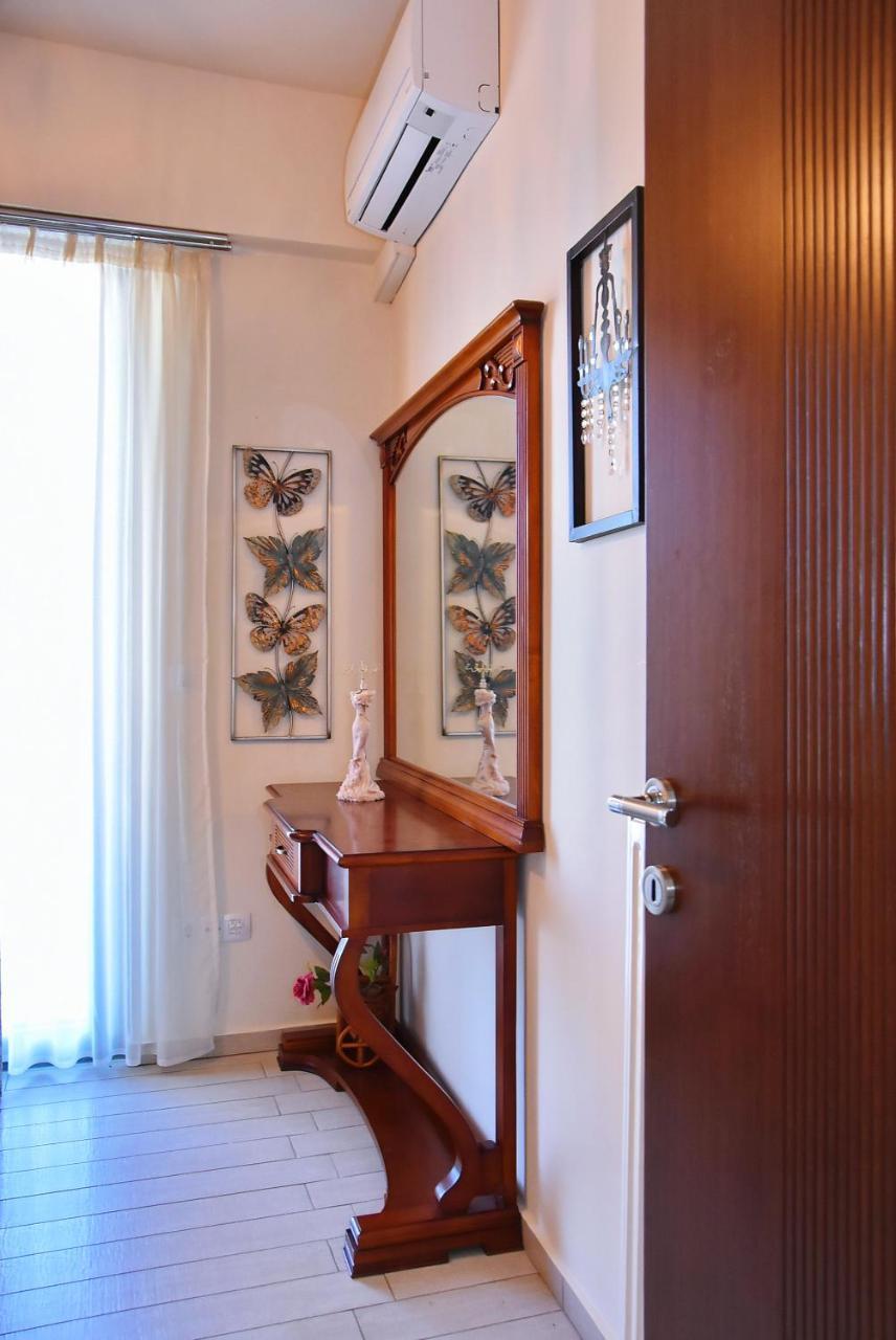 Sea View Beachfront Villa Maria Gouves Exterior foto